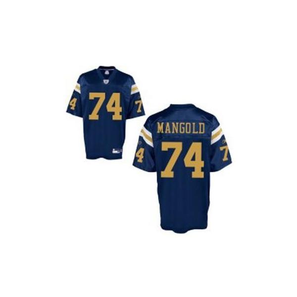 Nick Mangold NY-J Football Jersey - NY-J #74 Football Jersey(Blue)