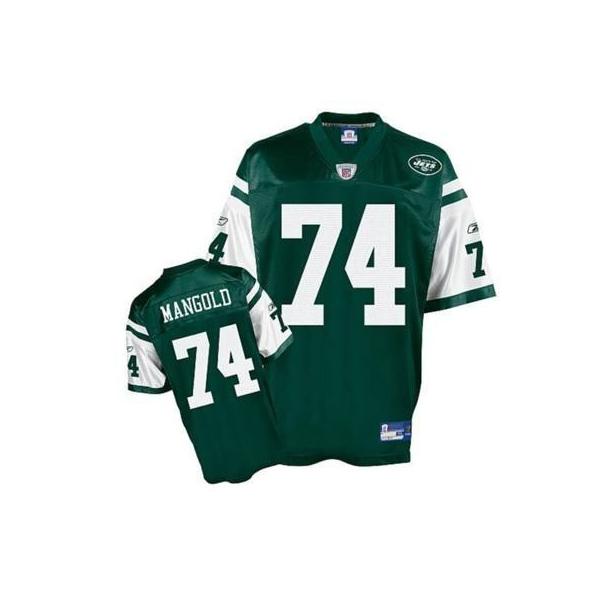 Nick Mangold NY-J Football Jersey - NY-J #74 Football Jersey(Green)