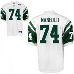 Nick Mangold NY-J Football Jersey - NY-J #74 Football Jersey(White)