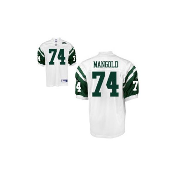 Nick Mangold NY-J Football Jersey - NY-J #74 Football Jersey(White)