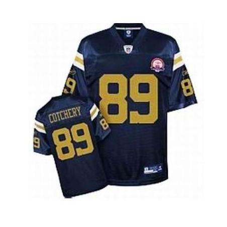 Jerricho Cotchery NY-J Football Jersey - NY-J #89 Football Jersey(Blue 50th)