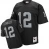 Ken Stabler Oakland Football Jersey - Oakland #12 Football Jersey(Black)