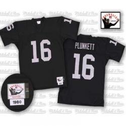 Jim Plunkett Oakland Football Jersey - Oakland #16 Football Jersey(Black Throwback)