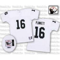 Jim Plunkett Oakland Football Jersey - Oakland #16 Football Jersey(White Throwback)