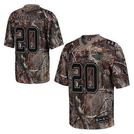 Darren McFadden Oakland Football Jersey - Oakland #20 Football Jersey(Camo)