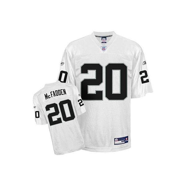 Darren McFadden Oakland Football Jersey - Oakland #20 Football Jersey(White)