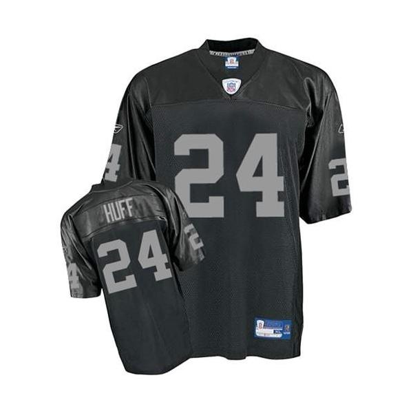 Michael Huff Oakland Football Jersey - Oakland #24 Football Jersey(Black)