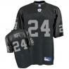 Michael Huff Oakland Football Jersey - Oakland #24 Football Jersey(Black)