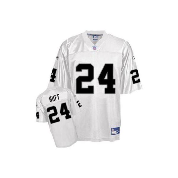 Michael Huff Oakland Football Jersey - Oakland #24 Football Jersey(White)