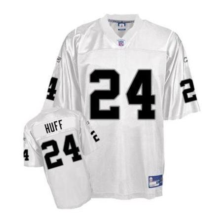 Michael Huff Oakland Football Jersey - Oakland #24 Football Jersey(White)