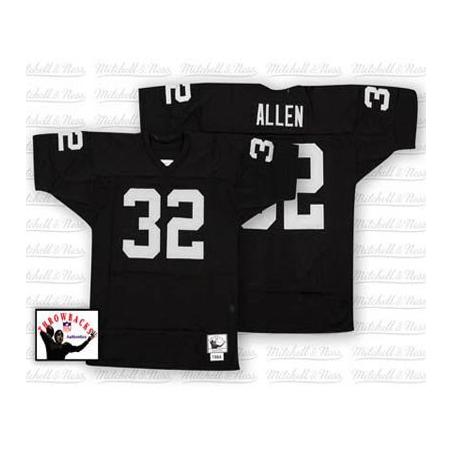 Marcus Allen Oakland Football Jersey - Oakland #32 Football Jersey(Black Throwback)