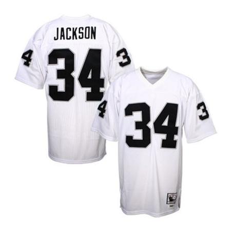 Bo Jackson Oakland Football Jersey - Oakland #34 Football Jersey(White)