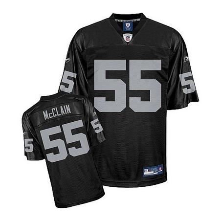 Rolando McClain Oakland Football Jersey - Oakland #55 Football Jersey(Black)