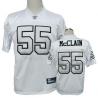 Rolando McClain Oakland Football Jersey - Oakland #55 Football Jersey(White Silver Number)