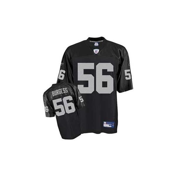 Derrick Burgess Oakland Football Jersey - Oakland #56 Football Jersey(Black)