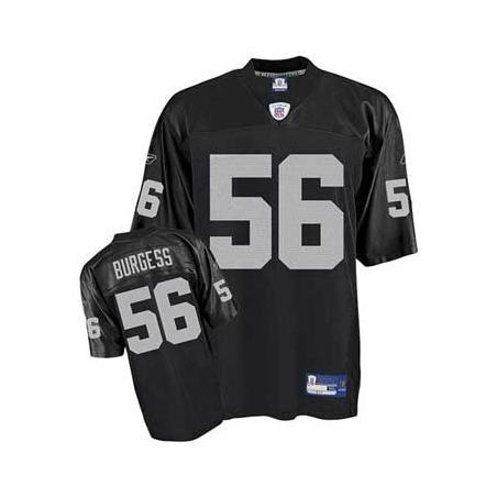 Derrick Burgess Oakland Football Jersey - Oakland #56 Football Jersey(Black)