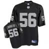 Derrick Burgess Oakland Football Jersey - Oakland #56 Football Jersey(Black)