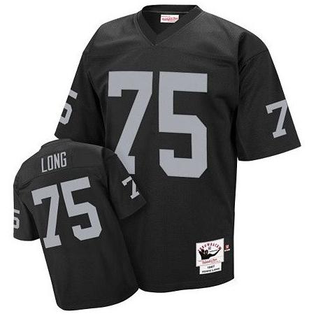 Howie Long Oakland Football Jersey - Oakland #75 Football Jersey(Black)