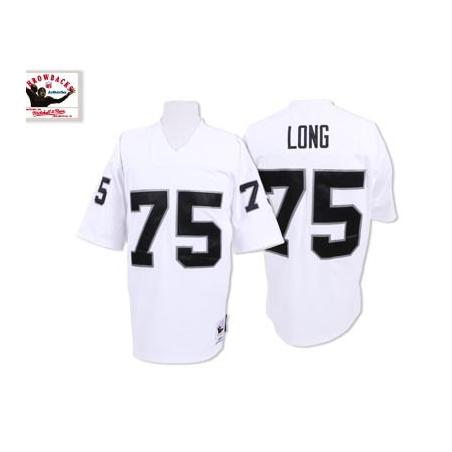 Howie Long Oakland Football Jersey - Oakland #75 Football Jersey(White)