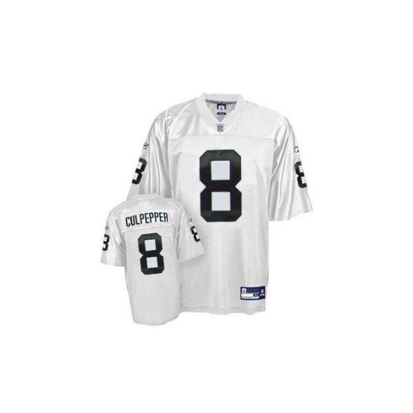 Daunte Culpepper Oakland Football Jersey - Oakland #8 Football Jersey(White)