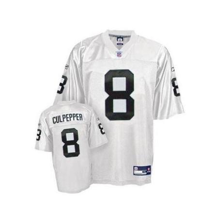 Daunte Culpepper Oakland Football Jersey - Oakland #8 Football Jersey(White)