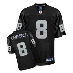 Jason Campbell Oakland Football Jersey - Oakland #8 Football Jersey(Black)