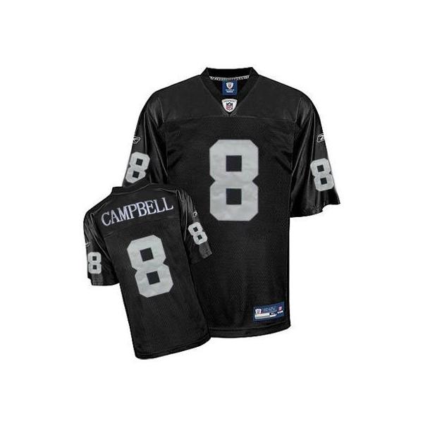 Jason Campbell Oakland Football Jersey - Oakland #8 Football Jersey(Black)