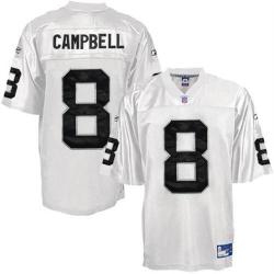 Jason Campbell Oakland Football Jersey - Oakland #8 Football Jersey(White)