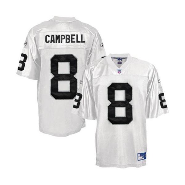 Jason Campbell Oakland Football Jersey - Oakland #8 Football Jersey(White)