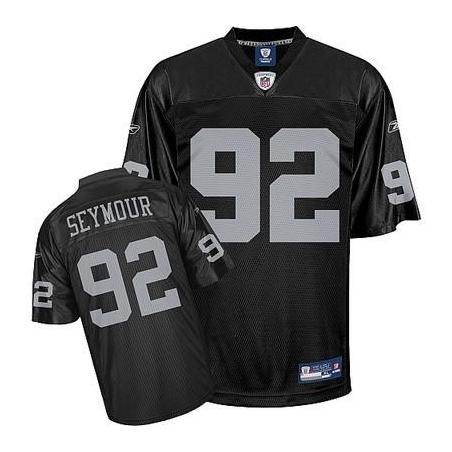 Richard Seymour Oakland Football Jersey - Oakland #92 Football Jersey(Black)