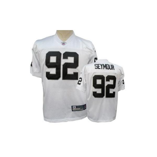 Richard Seymour Oakland Football Jersey - Oakland #92 Football Jersey(White)