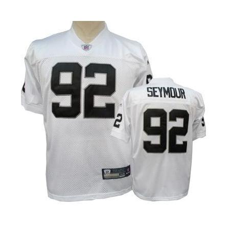 Richard Seymour Oakland Football Jersey - Oakland #92 Football Jersey(White)