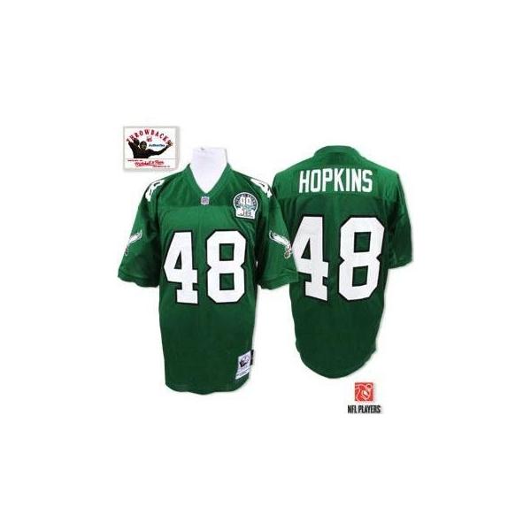 Wes Hopkins Philadelphia Football Jersey - Philadelphia #48 Football Jersey(Green Throwback)