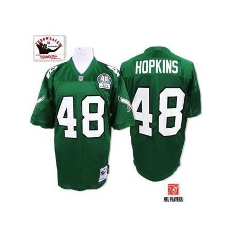 Wes Hopkins Philadelphia Football Jersey - Philadelphia #48 Football Jersey(Green Throwback)