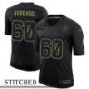 NY Giants #60 Cal Hubbard Black Salute to Service Jersey