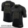 NY Giants #61 Adam Koets Black Salute to Service Jersey