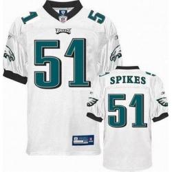 Takeo Spikes Philadelphia Football Jersey - Philadelphia #51 Football Jersey(White)