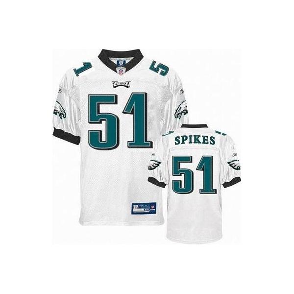 Takeo Spikes Philadelphia Football Jersey - Philadelphia #51 Football Jersey(White)