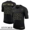 NY Giants #62 Mike Whittington Black Salute to Service Jersey