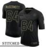 NY Giants #64 Shane McDermott Black Salute to Service Jersey