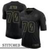 NY Giants #70 Gary Jeter Black Salute to Service Jersey