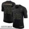 NY Giants #72 Jermaine Eluemunor Black Salute to Service Jersey