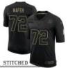 NY Giants #72 Carl Wafer Black Salute to Service Jersey