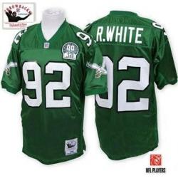 Reggie White Philadelphia Football Jersey - Philadelphia #92 Football Jersey(Green Throwback)