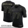 NY Giants #77 Dick Modzelewski Black Salute to Service Jersey