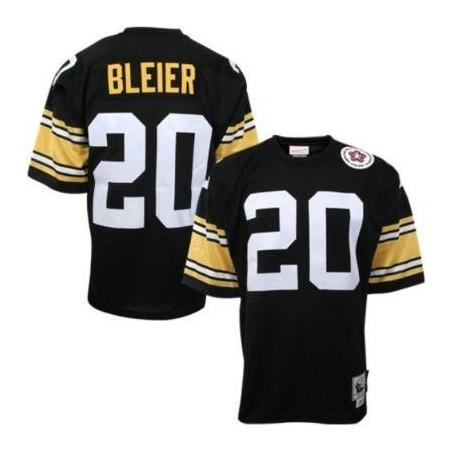 Rocky Bleier Pittsburgh Football Jersey - Pittsburgh #20 Football Jersey(Black Throwback)