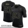 NY Giants #83 Earnest Gray Black Salute to Service Jersey