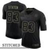 NY Giants #83 Randy Staten Black Salute to Service Jersey