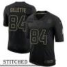 NY Giants #84 Walker Gillette Black Salute to Service Jersey