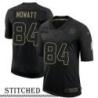 NY Giants #84 Zeke Mowatt Black Salute to Service Jersey